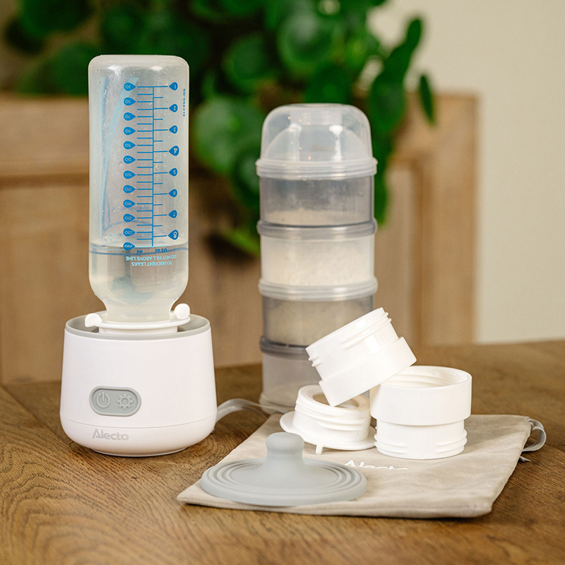 Alecto draagbare flessenwarmer